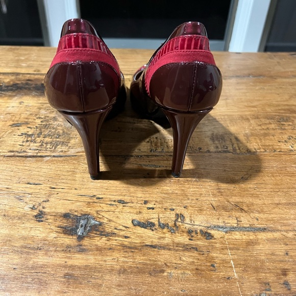 J.Renee Burgundy and Red Heels - Picture 3 of 5